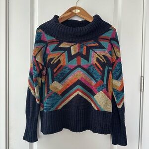 Peruvian Connection 100% Pima Cotton Sweater, Size M